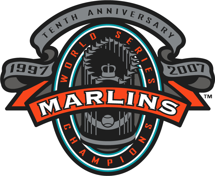 Miami Marlins 2007 Anniversary Logo cricut iron on